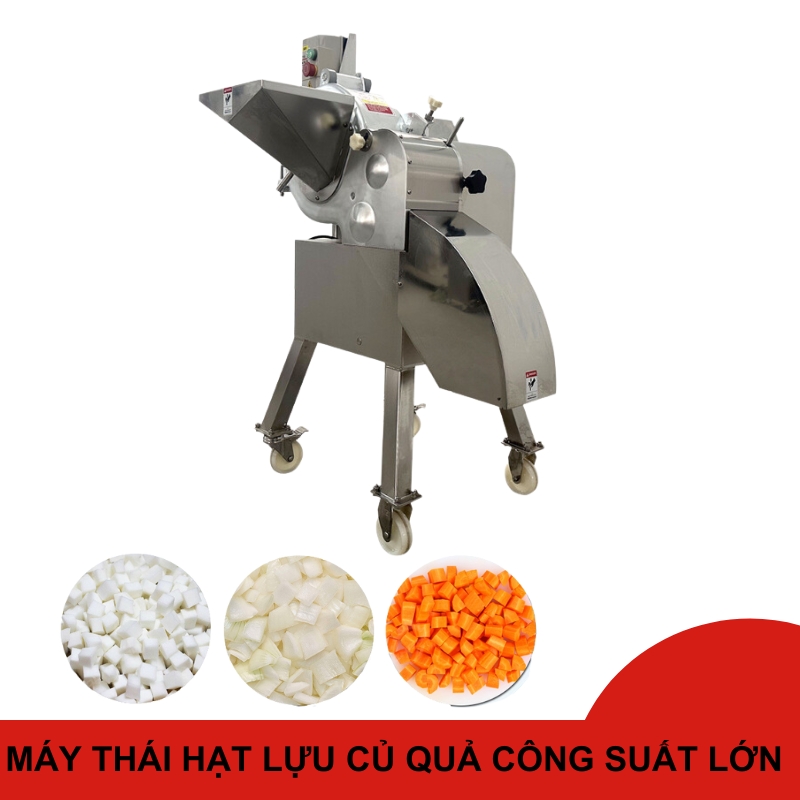 Máy thái rau củ hạt lựu – Xu hướng thiết bị sơ chế thực phẩm hiện đại 2026