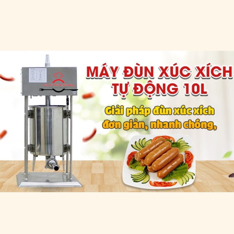 MÁY ĐÙN XÚC XÍCH – GIẢI PHÁP LÀM XÚC XÍCH NHANH, ĐỀU, ĐẸP CHUẨN CÔNG NGHIỆP