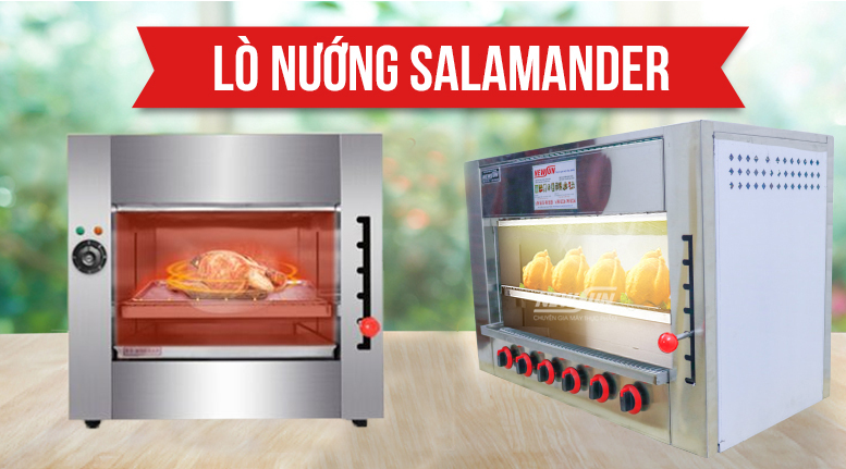 Lò Nướng Salamander 6 Họng Gas – Nhanh, Ngon, Không Khói, Đỉnh Cao Công Suất!