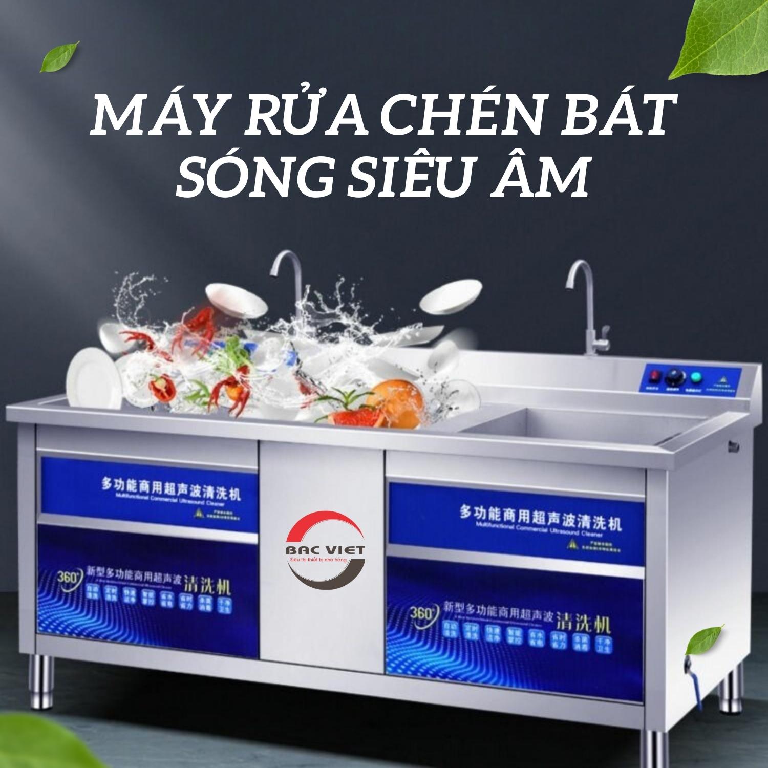 Máy rửa bát sóng siêu âm dành cho Cửa Hàng, Quán Ăn: Giới thiệu và nguyên lý hoạt động