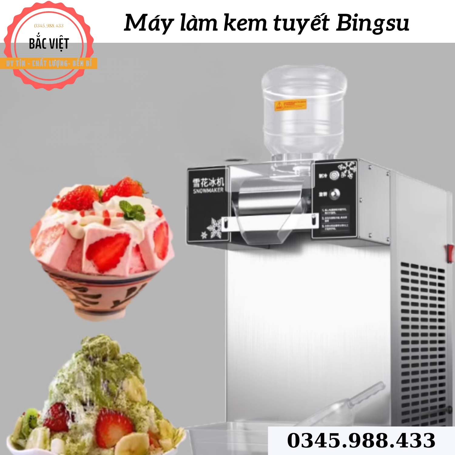 Máy làm kem Bingsu: Giới thiệu và Ưu điểm