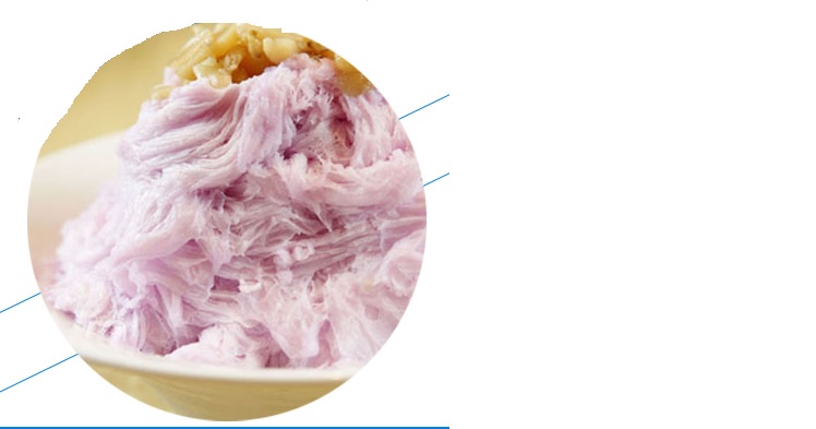 Máy bào đá bingsu tạo ra lớp kem mềm min