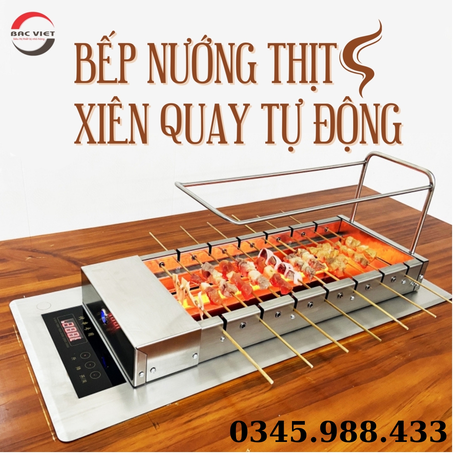 Bếp Nướng Xiên Thịt Tự Động: Giải Pháp Thực Phẩm Hiện Đại