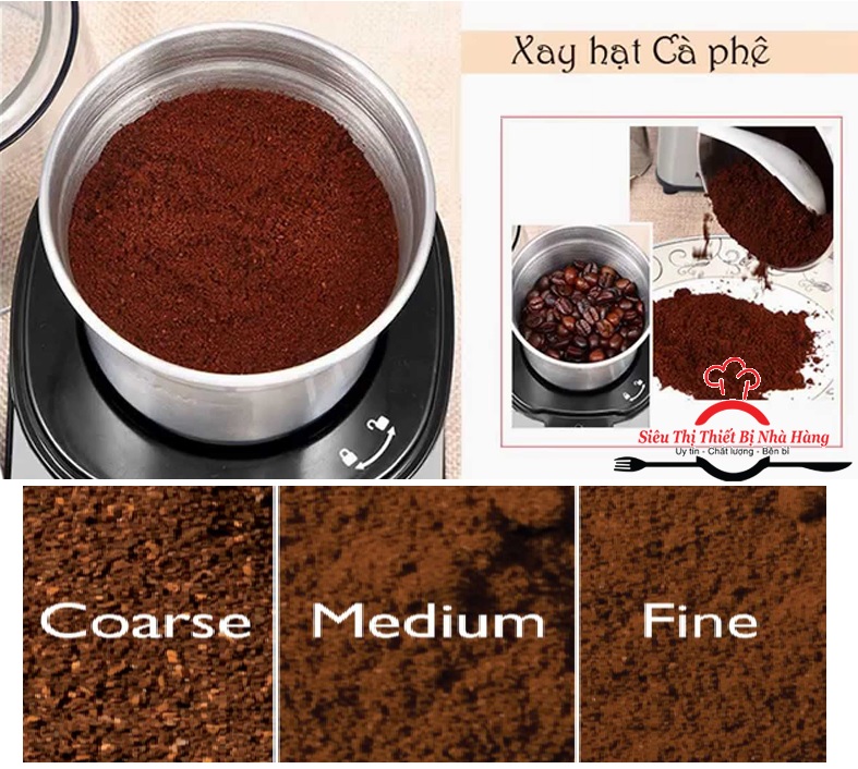 Hạt cà phê cần phải được làm sạch trước khi cho vào máy xay cafe