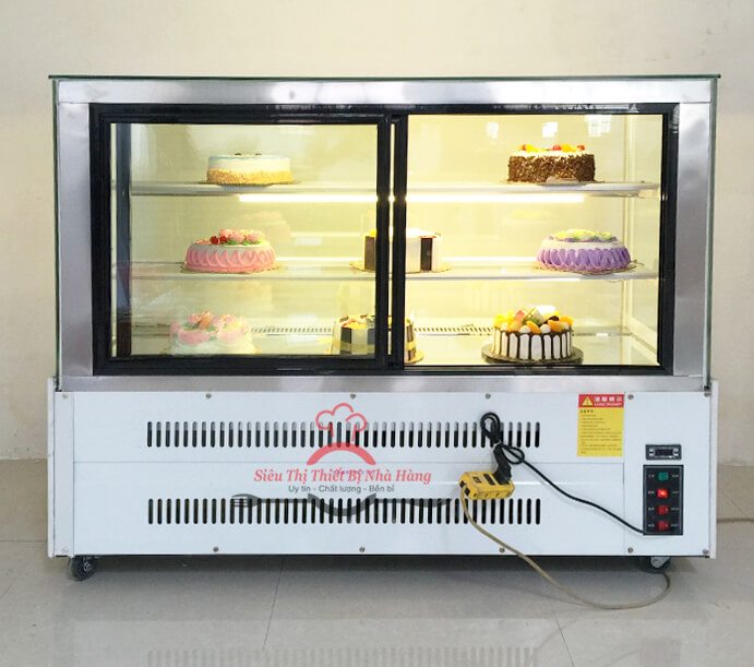 Lỗ tản nhiệt của Tủ trưng bày bánh kem kính đứng 3 tầng