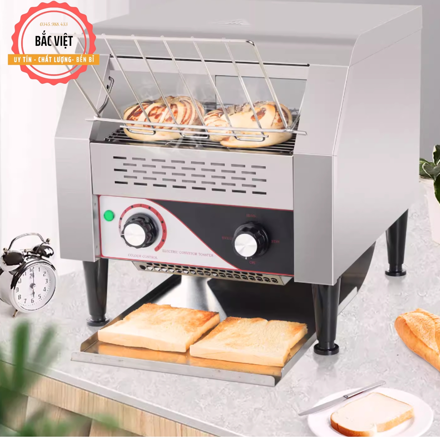 Máy nướng bánh mỳ băng chuyền TT-300