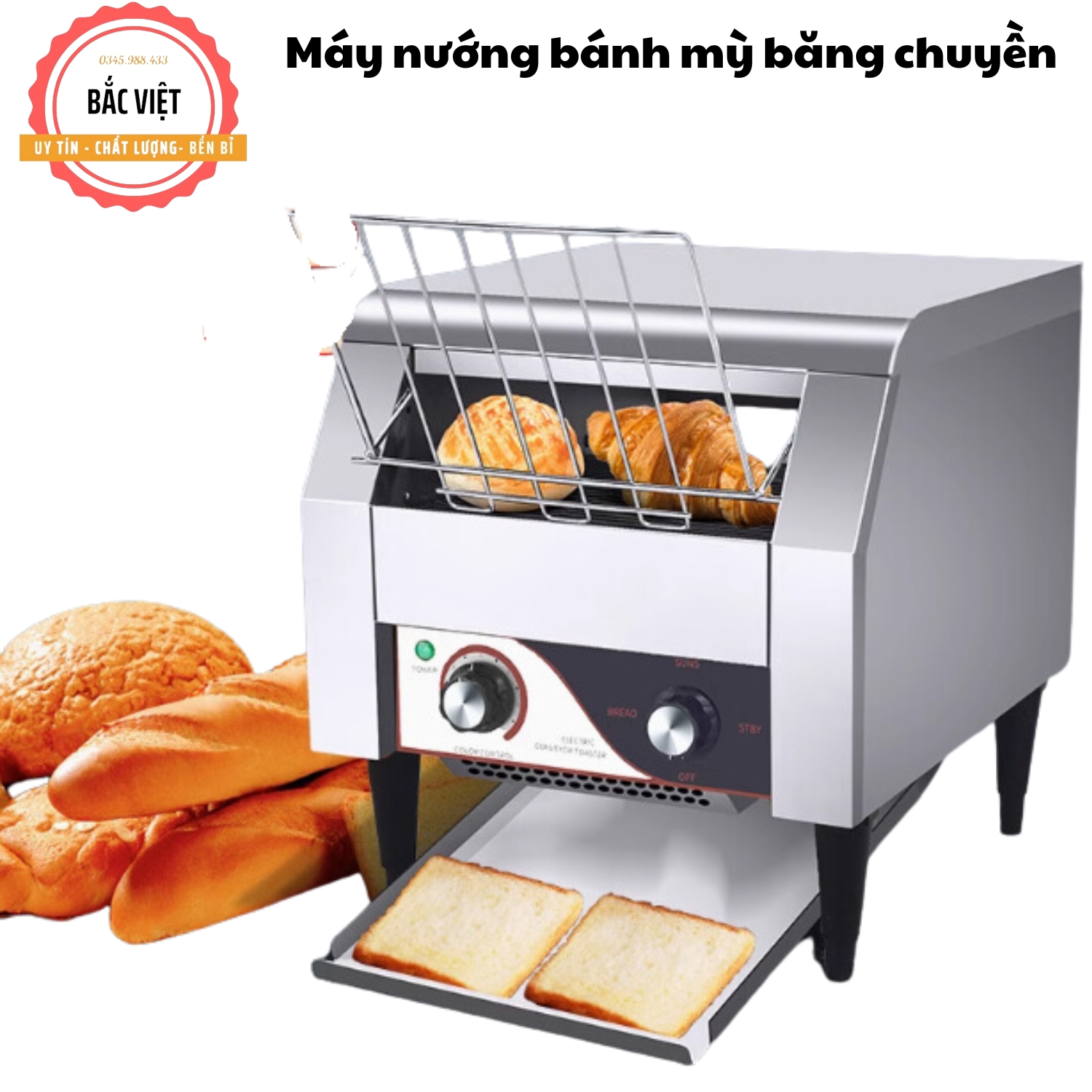 Lò nướng bánh mì băng chuyền TT-450