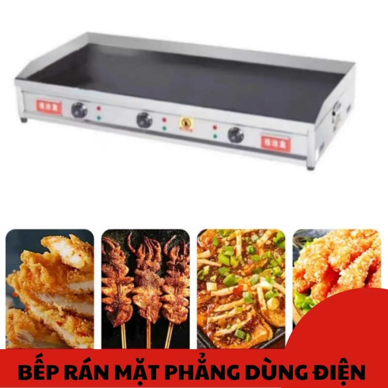 Bếp chiên mặt phẳng dùng điện loại 1.2m