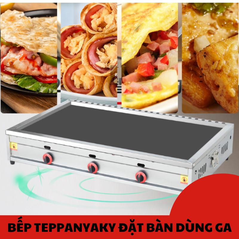 Bếp nướng teppanyaki đặt bàn loại 1m