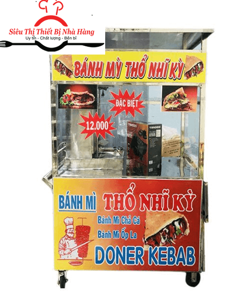 Xe Bánh Mì Doner Kebab 90cm