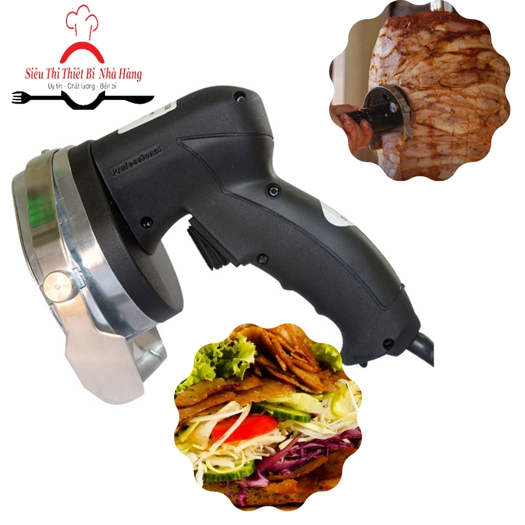 Tìm hiểu ưu điểm của máy cắt thịt doner kebab chính hãng