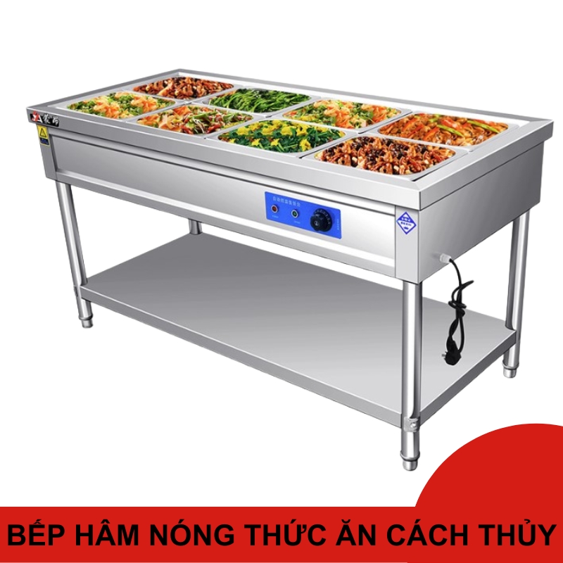 Bếp hâm cách thủy kích thước lớn dùng cho quán ăn nhà hàng loại 1.5m