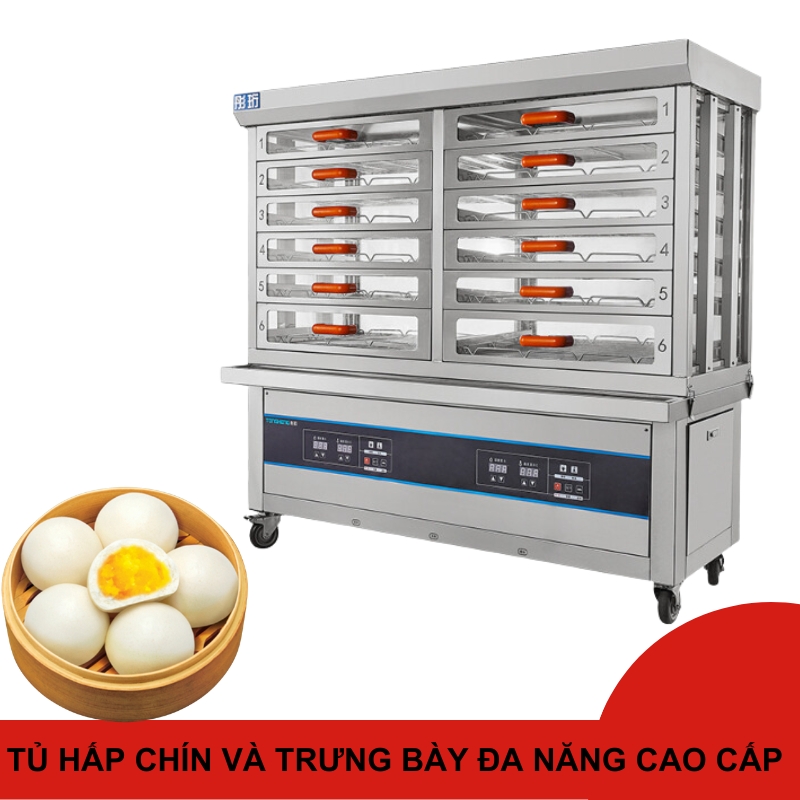 Tủ hấp bánh đa năng cao cấp loại 12 khay model TH-DSD-12