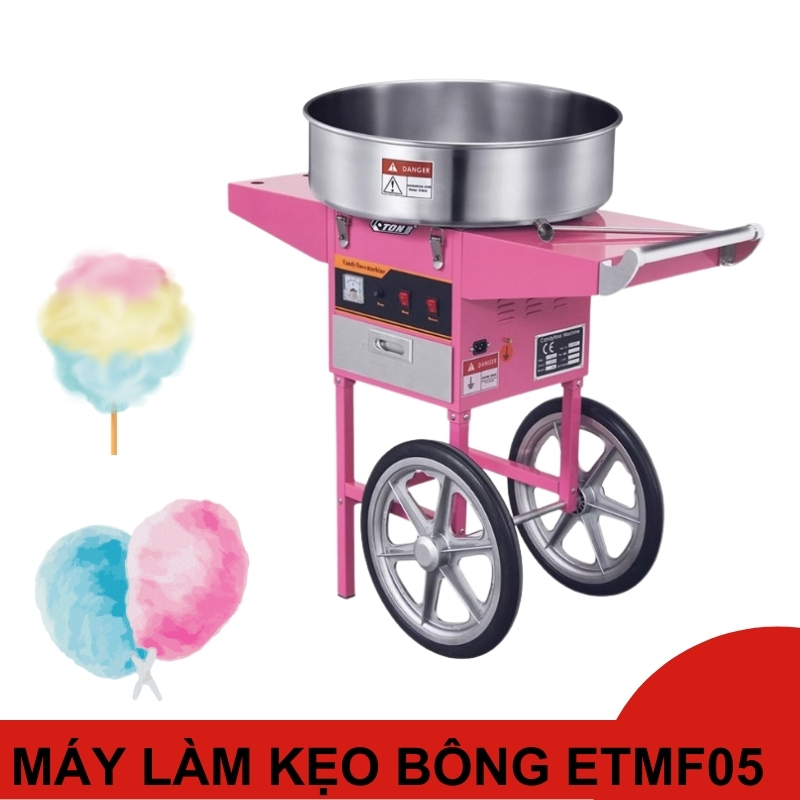 Máy làm kẹo bông loại có bánh xe đẩy model ETMF05