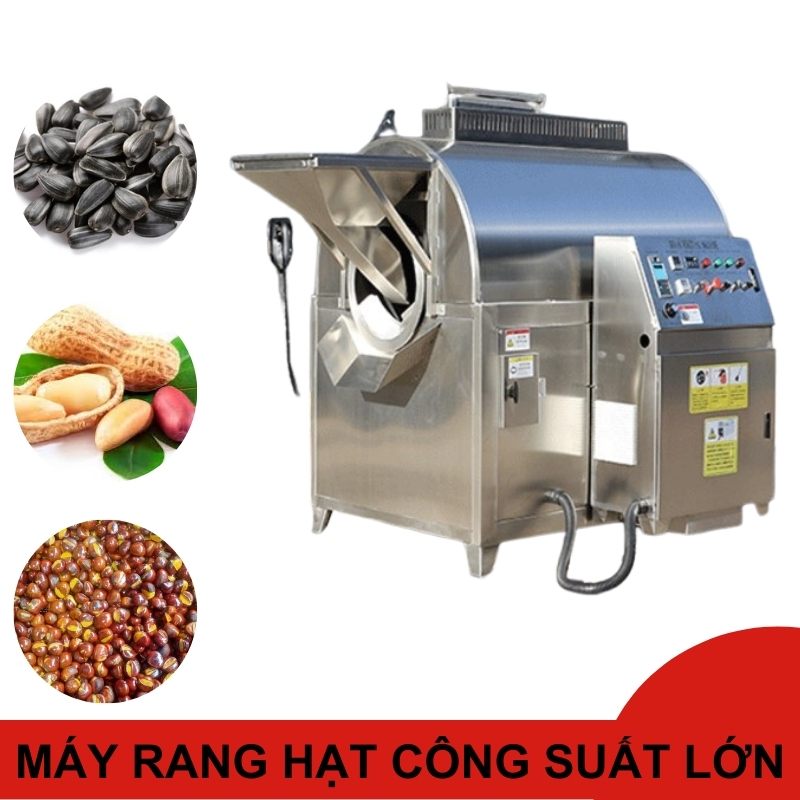 Máy rang hạt dẻ ,rang hạt ngũ cốc công suất lớn model AC-7-15