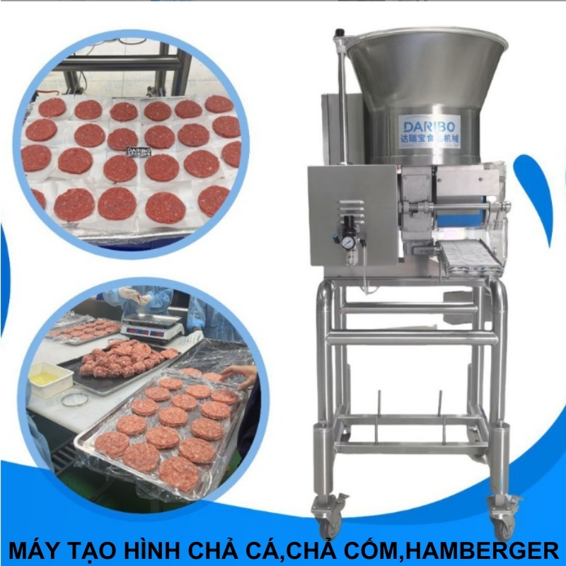 Máy tạo hình giò chả ,hamberger tự động 100