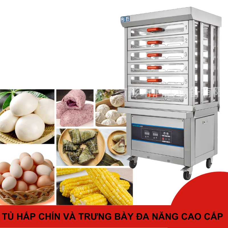 Tủ hấp bánh bao cao cấp loại 6 khay model TH-DSD-06