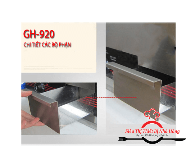 chi tiết các bộ phận của bếp