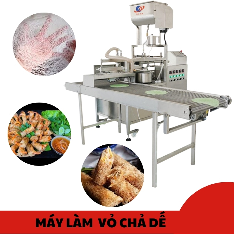 Máy làm vỏ chả dế tự động hoàn toàn BV86