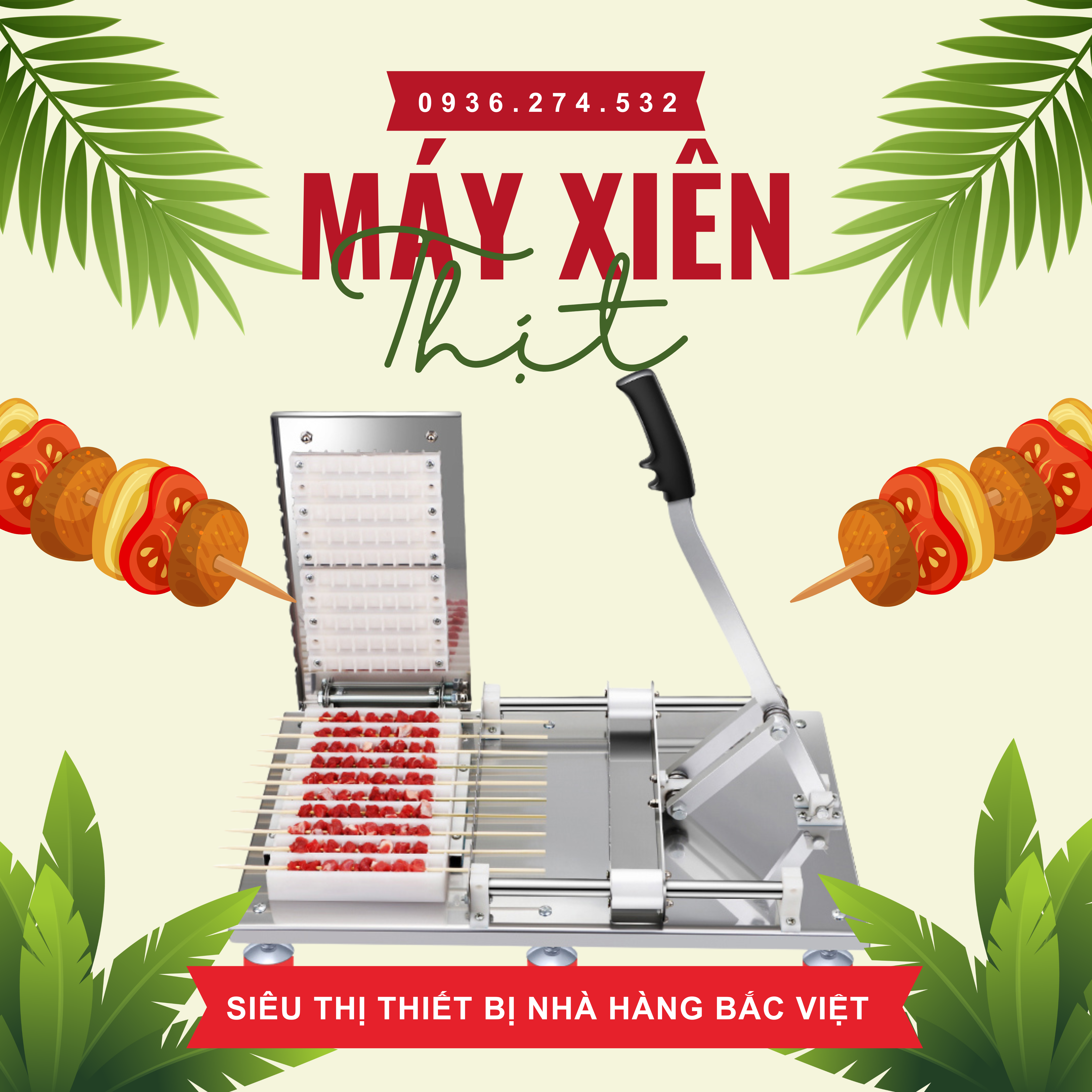 Máy Xiên Thịt Tự Động - Giải Pháp Tăng Tốc Độ và Hiệu Quả Kinh Doanh