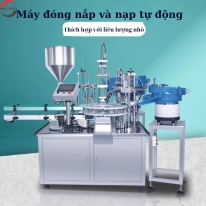 Máy chiết rót và đóng gói chai lọ thuốc dung tích nhỏ