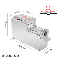 Máy thái rau củ quả – Giải pháp sơ chế nhanh, đều và chuyên nghiệp cho bếp ăn công nghiệp