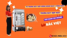 Tủ Hấp Nóng Trưng Bày Bánh Bao 5 Tầng - Giải Pháp Tối Ưu Tăng Doanh Thu Bán Hàng