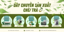 Dây chuyền sản xuất chè tự động