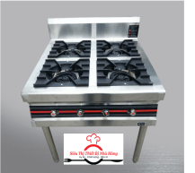Bếp âu 4 họng giải pháp nấu nướng chuyên nghiệp cho nhà hàng