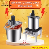 Nồi Xào Nhân Tự Động Chạy Điện & Gas: Giải Pháp Hoàn Hảo Cho Cửa Hàng Của Bạn