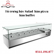 Tủ  Pizza 1.2m, tủ toping đặt bàn - Giải Pháp Hiệu Quả Cho Việc Bảo Quản Thực Phẩm