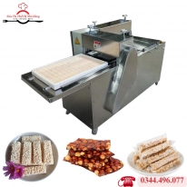 Máy cắt bánh, cắt thanh gạo lứt, cắt kẹo Lạc