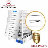 Tủ trưng bày bánh bao 7 tầng- có thể hấp bánh bao lên đến 100  chiếc mỗi lần