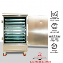 Tủ nấu cơm công nghiệp – Giải pháp nấu cơm số lượng lớn cho nhà hàng, bếp ăn