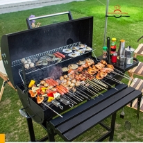 Bếp Nướng Than Hoa Ngoài Trời - Sự Lựa Chọn Tuyệt Vời Cho Buổi Tiệc BBQ