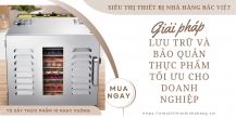 Tủ sấy thực phẩm 10 khay vuông: Giải pháp lưu trữ và bảo quản thực phẩm tối ưu cho doanh nghiệp