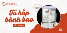 Tủ hấp bánh bao 5 tầng kính 2 lớp: Sự lựa chọn hoàn hảo cho nhà hàng và quán ăn