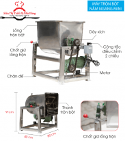 Lưu Ý Khi Sử Dụng Máy Trộn Bột Nằm Ngang Mini Để Đảm Bảo Hiệu Quả Và An Toàn