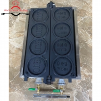 Máy làm bánh đồng xu chạy gas hot nhất 2023