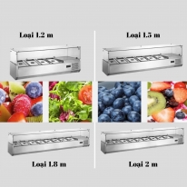 Bàn mát pizza mini để bàn: Giải pháp lưu trữ thực phẩm hiệu quả