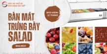Bàn Mát Trưng Bày Salad Sáng Tạo - Thiết Kế Độc Đáo, Tiện Dụng