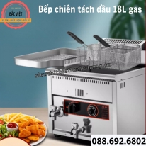 Bếp chiên tách dầu 18L - Giải pháp thông minh cho kinh doanh đồ chiên rán hiệu quả và bền vững!