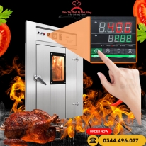 Lò Nướng Vịt Tự Động – Giải Pháp Nướng Vịt Chín Đều, Da Giòn, Năng Suất Cao