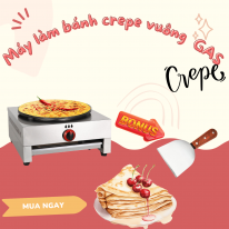 Máy làm bánh crepe – Thiết bị tiện lợi cho các quán bánh và nhà hàng