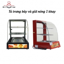 Lý do tại sao nên mua tủ trưng bày gà rán KFC kính cong 2 tầng 1 khay ?