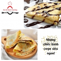Đa dạng món ăn cùng vào bếp với chiếc máy làm bánh crepe !