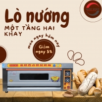 Lò nướng bánh một tầng hai khay Model KA20 - Thiết bị đáng tin cậy và hiệu quả cho việc nướng bánh và sản phẩm nướng