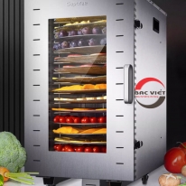 Tủ sấy thực phẩm 16 khay tròn xoay: Công cụ đa năng cho bảo quản và tận dụng nguyên liệu
