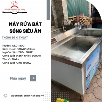 Máy rửa bán sóng âm: Công nghệ hiện đại giúp làm sạch hiệu quả