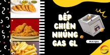 Bếp chiên nhúng gas 6L - Thiết bị chiên rán siêu tiện lợi
